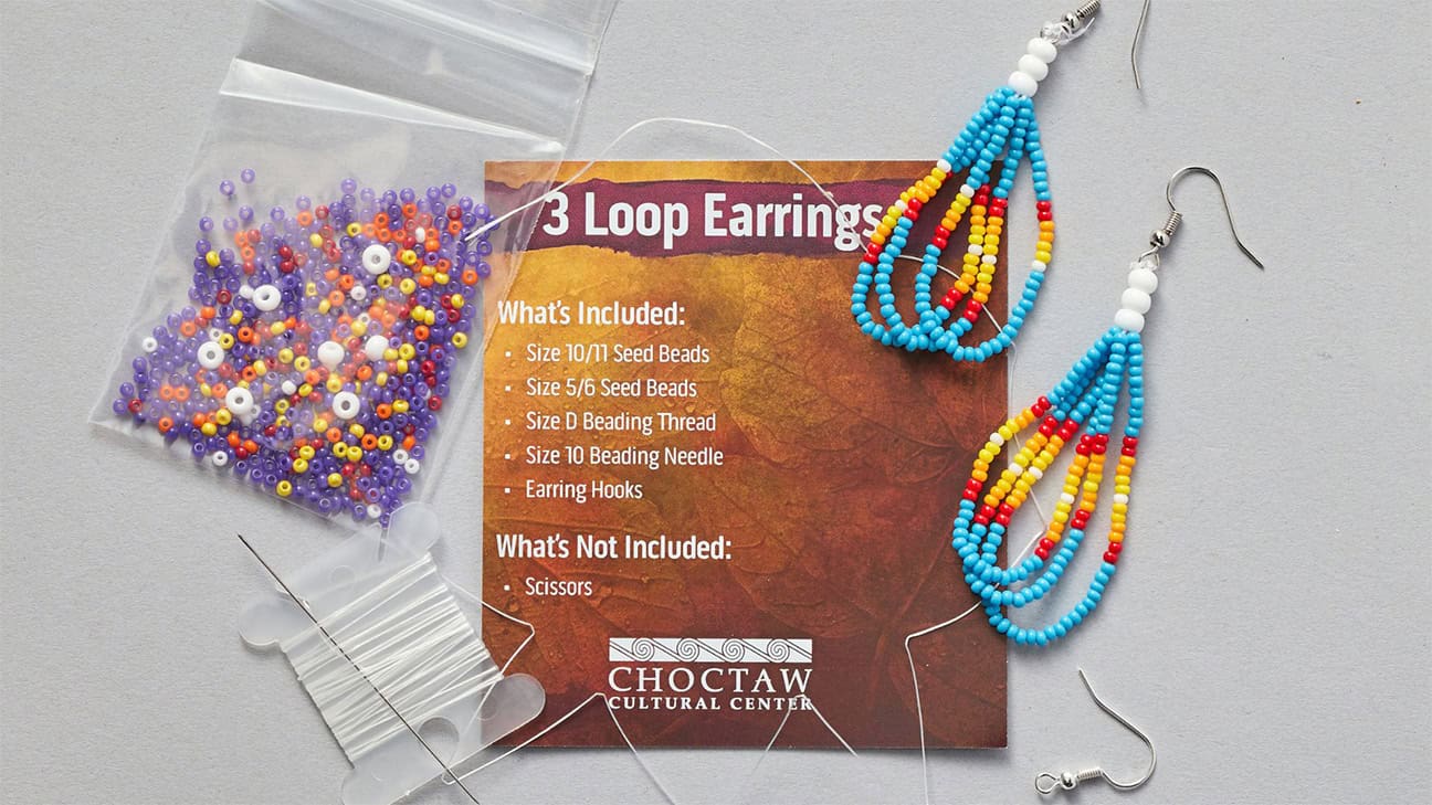 Virtual Workshop - Three Loop Earrings Hvshi product kit