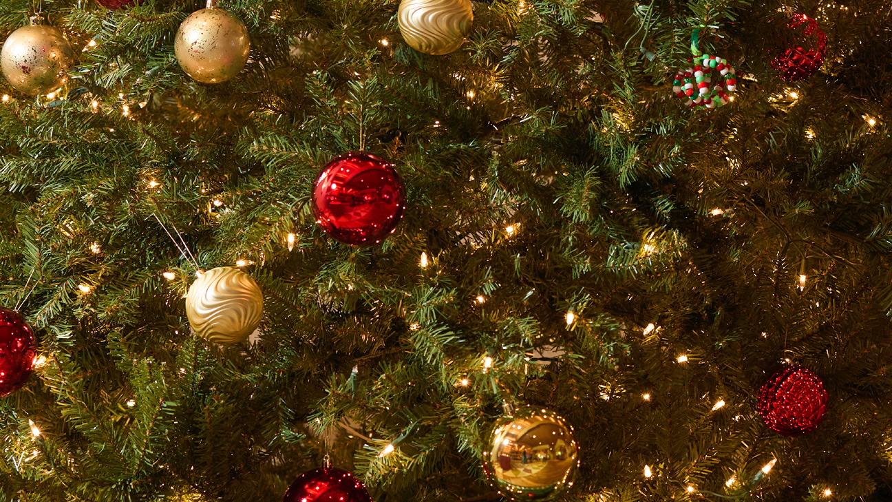 Christmas tree with decorations