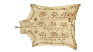 Painted hide in the collection of the Musee du quai Branly-Jacque