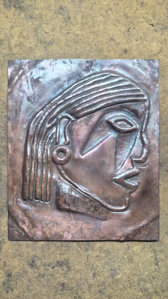 Finished product from copper plate