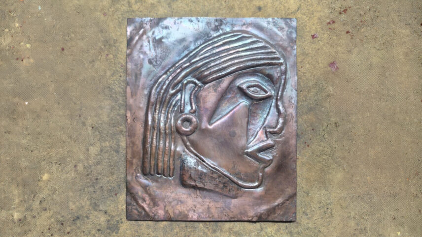 Copper Plate Finished Art