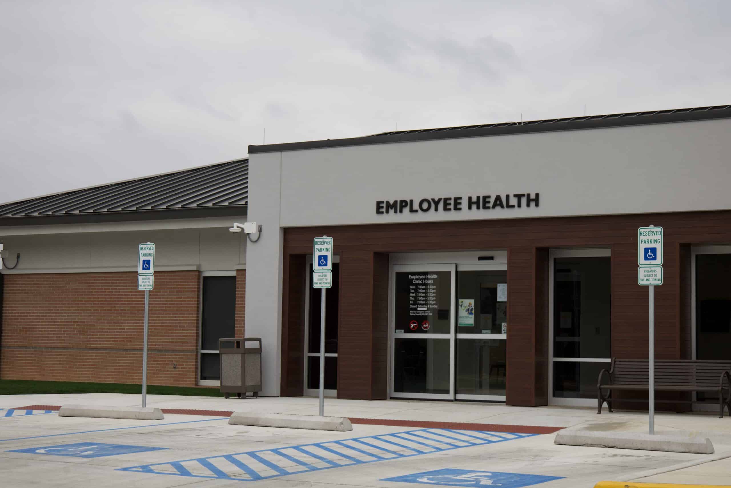 public entrance to the broken bow community health clinic