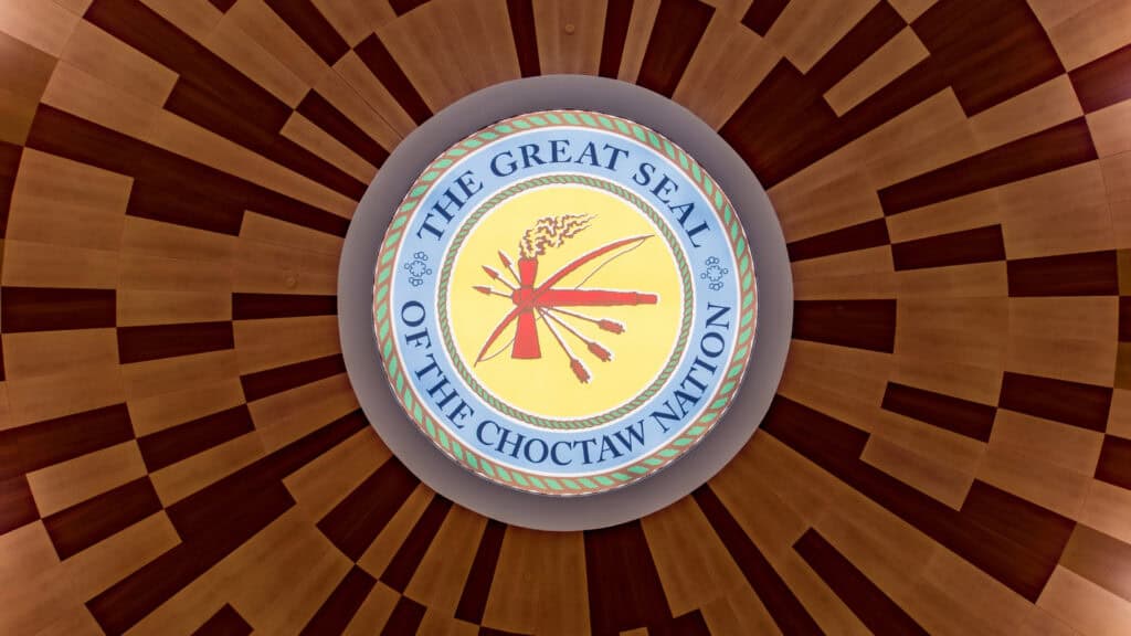 The Great Seal of the Choctaw Nation