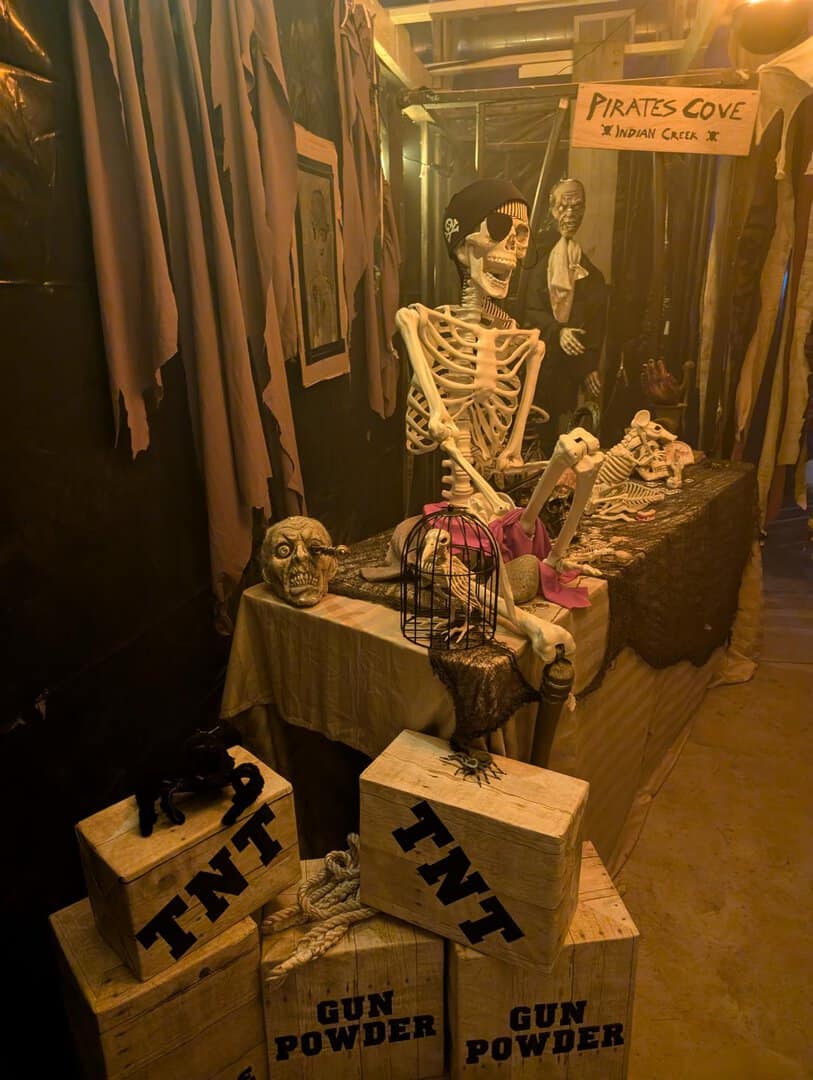 haunted house pirate themed room