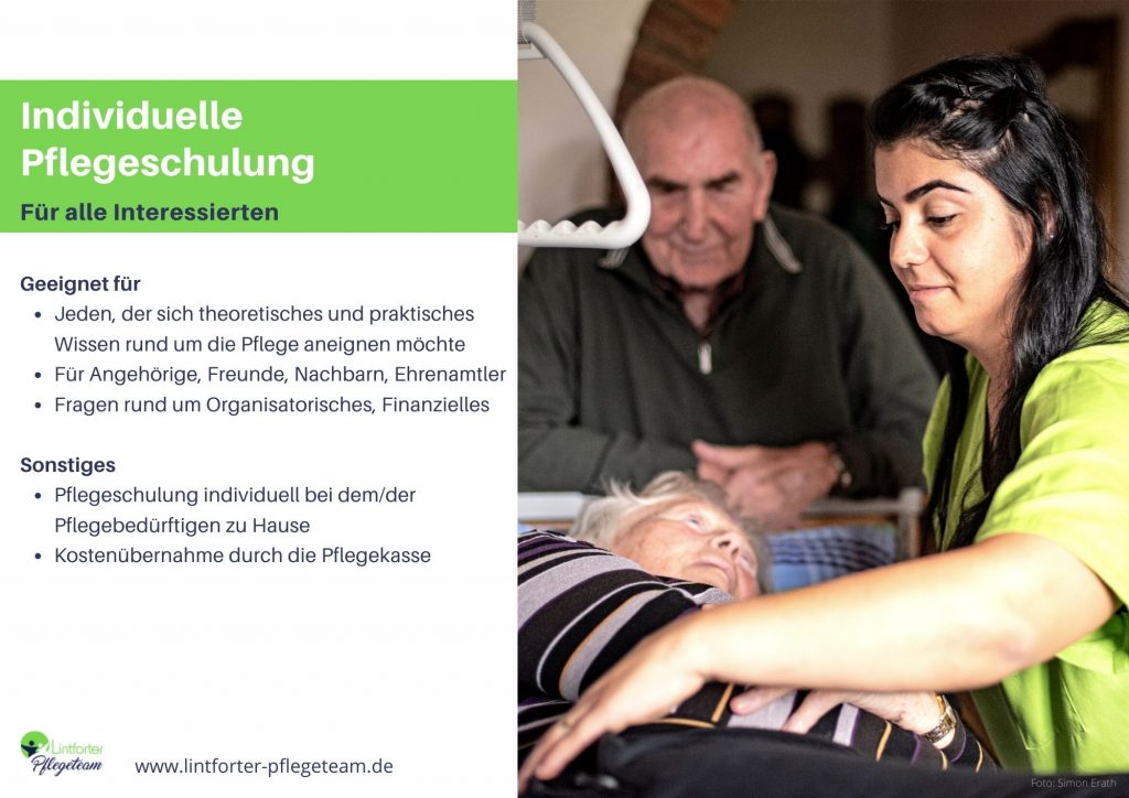 Pflegeschulung individuell