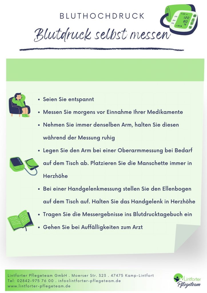 Blutdruck selbst messen