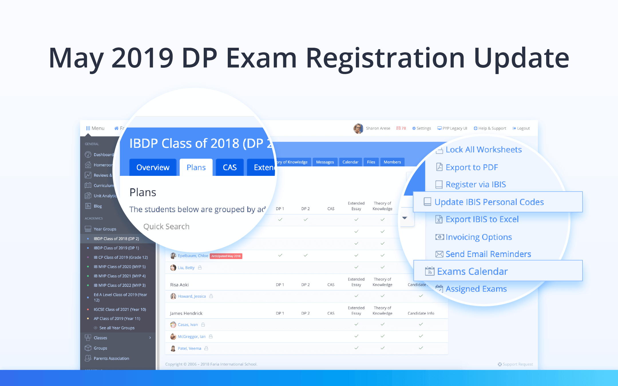 Ibis Personal Codes, Candidate Session Numbers, And Exam Calendars For The May 2019 Session