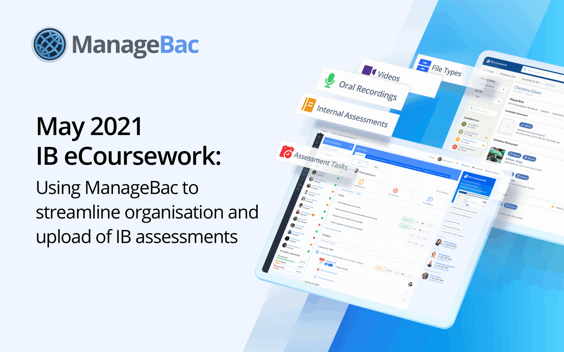 Ib Ecoursework: Using Managebac To Streamline Organisation And Upload Of Ib Assessments