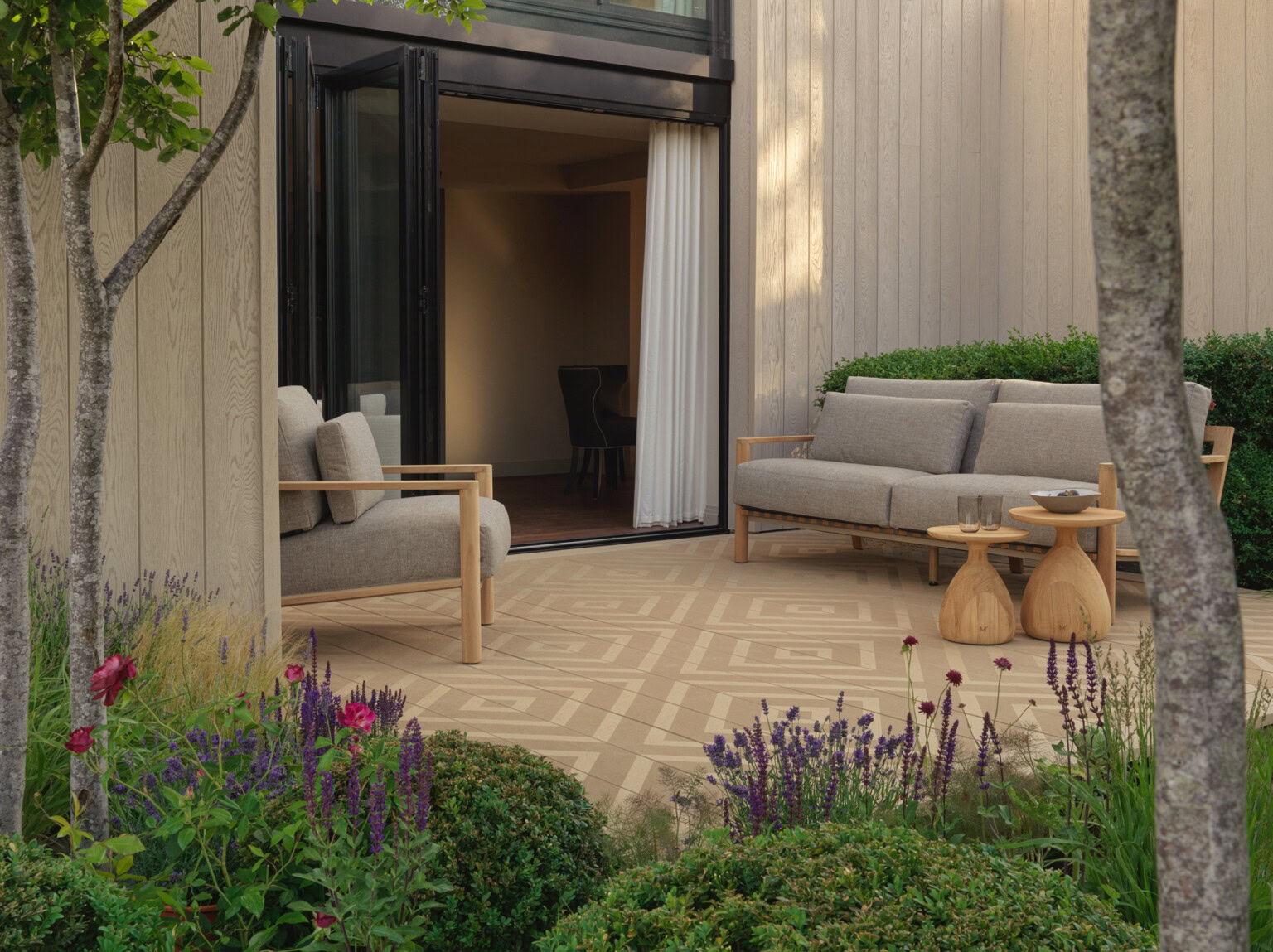 Millboard decking in Ashwood