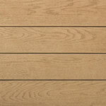 Millboard Enhanced Grain decking in Golden Oak