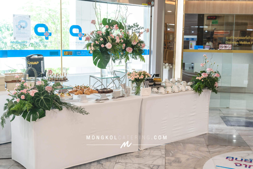 จัดค็อฟฟี่เบรค กาแฟกาอุ่นร้อน พร้อมขนมเบรค @ โรงพยาบาลปิยะเวท