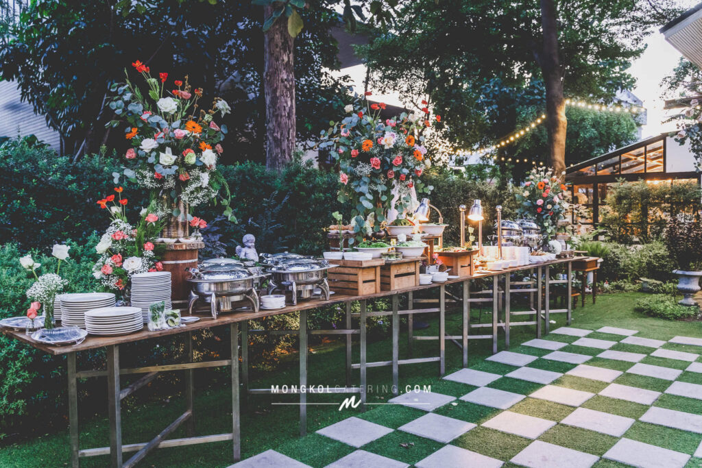 จัดเลี้ยงงานแต่งงาน ค็อกเทล บุฟเฟต์ Carving DIY Journey Food Amco