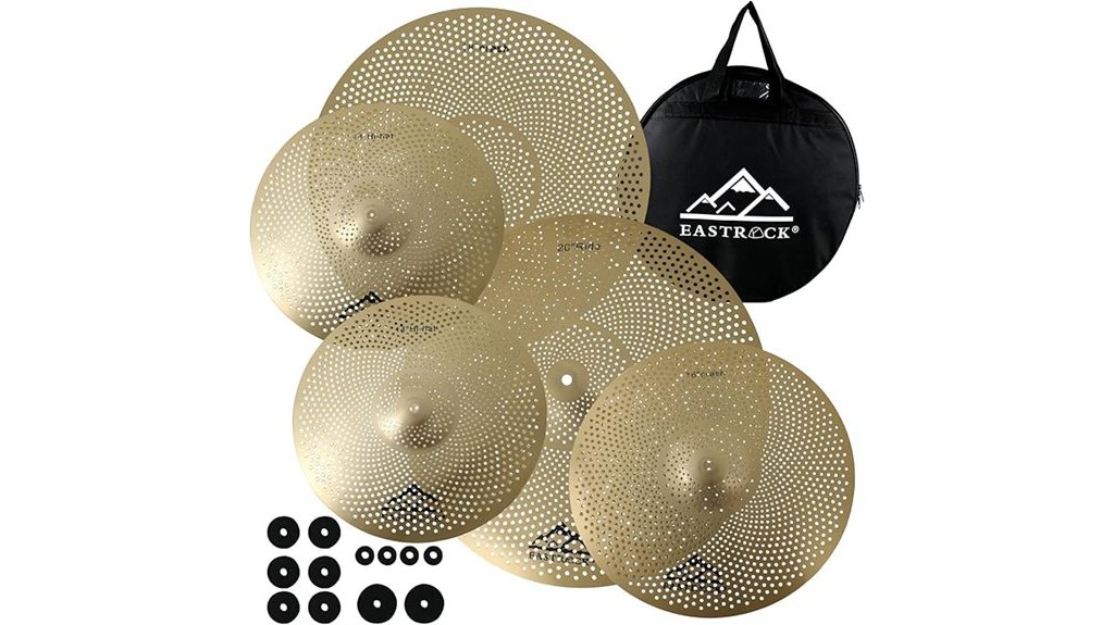 EASTROCK Golden Low Volume Cymbal Pack Review