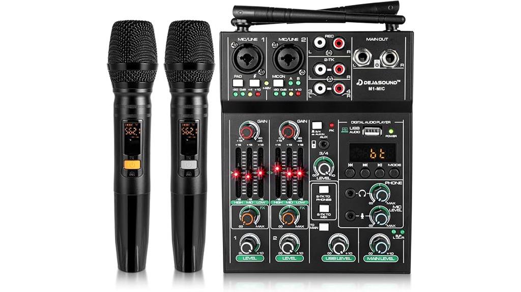 Dejasound Pro 5-Channel Audio Mixer Mic Set Review