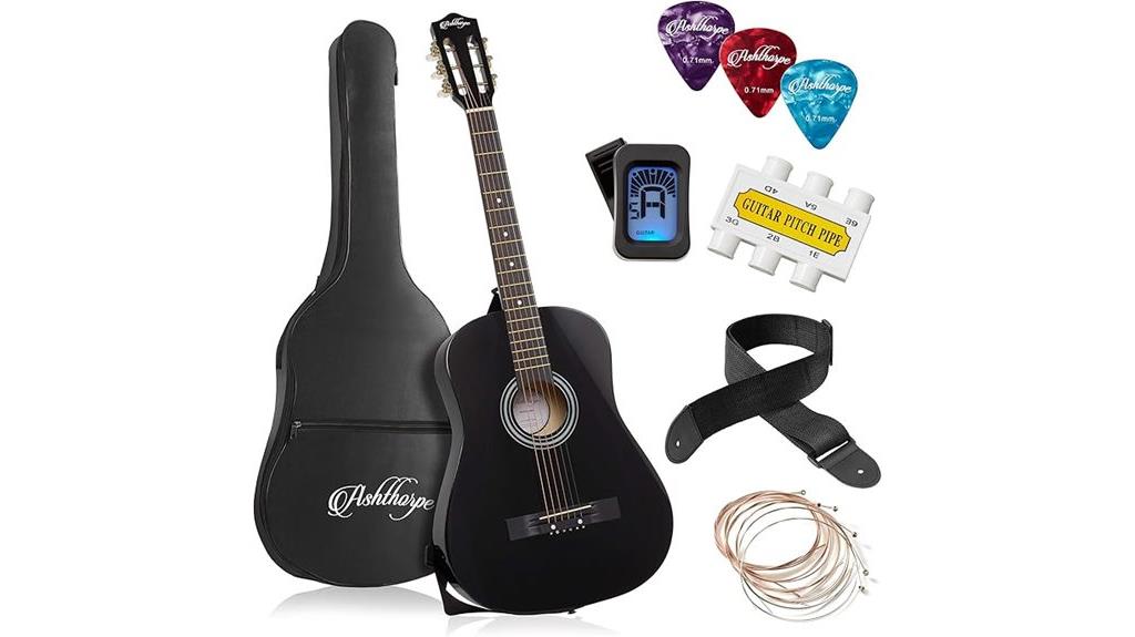 Ashthorpe 38-inch Beginner Acoustic Guitar Review