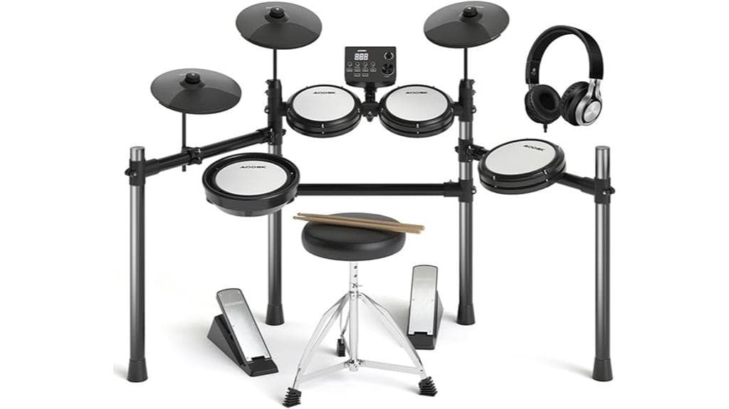 AODSK AED-403 Electric Drum Set Review: Beginner's Choice