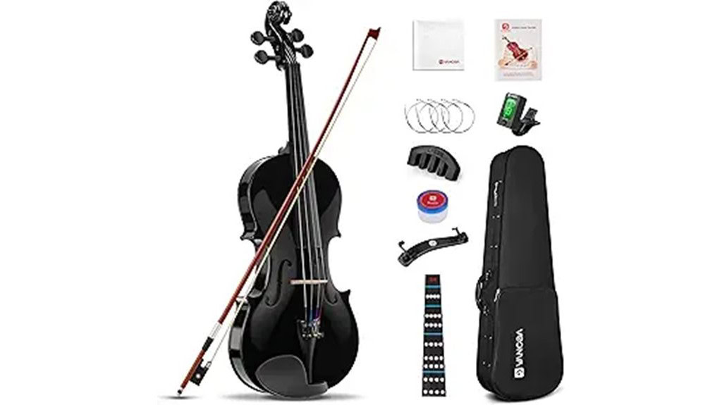 Vangoa 4/4 Full Size Violin Set Black Review