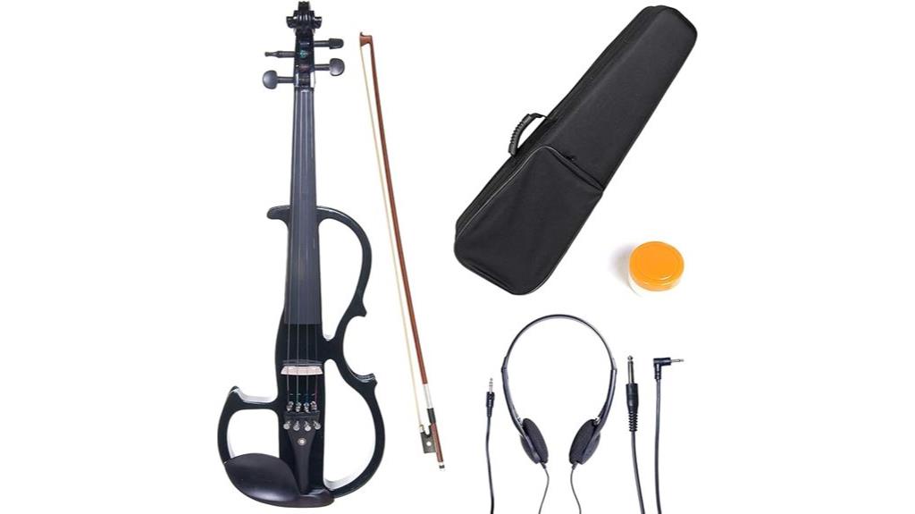 Cecilio Silent Electric Violin Kit Cut Out Black Review