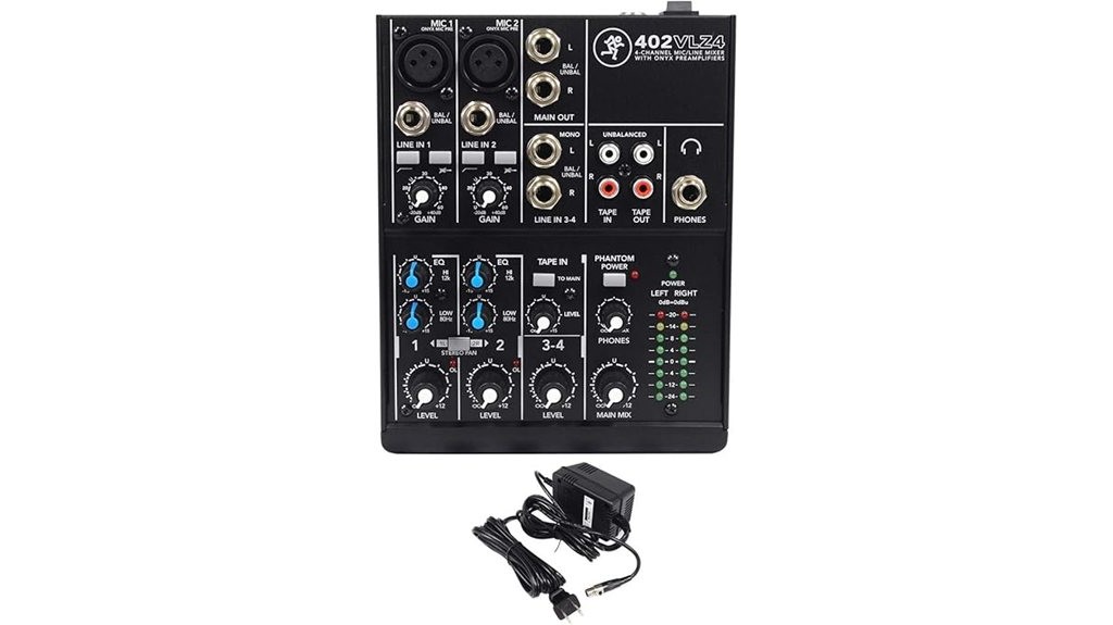 Mackie 402VLZ4 Mixer Review: Compact and Powerful