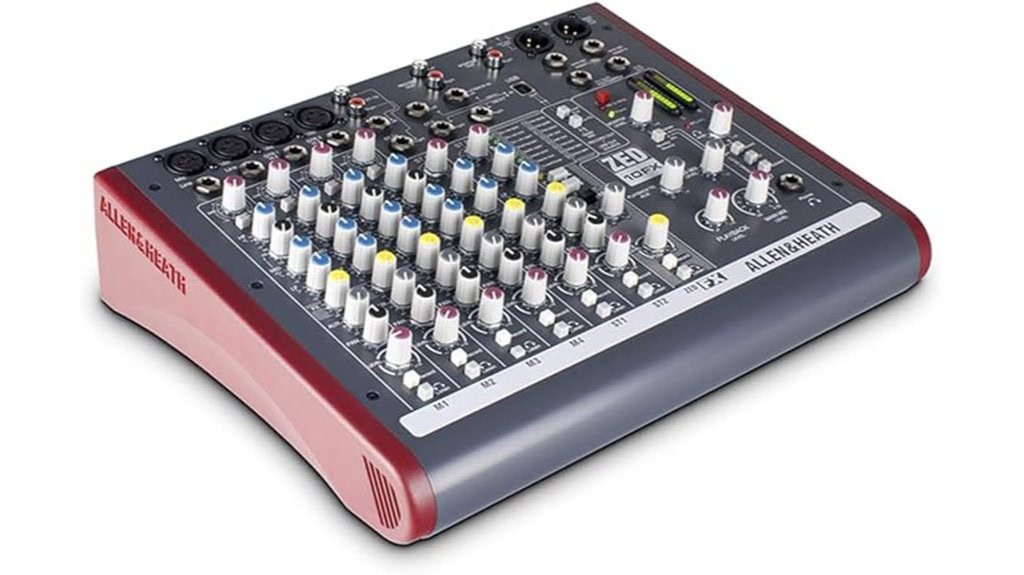 Allen & Heath ZED-10FX Audio Mixer Review