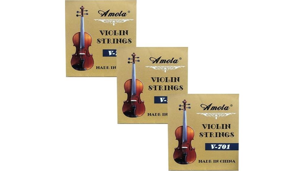 Jiaoguo 3 Packs Full Set Violin Strings Review