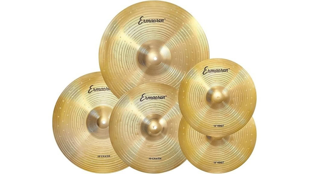 Ermaoren 5-Pieces Cymbal Pack Review: Sound and Value