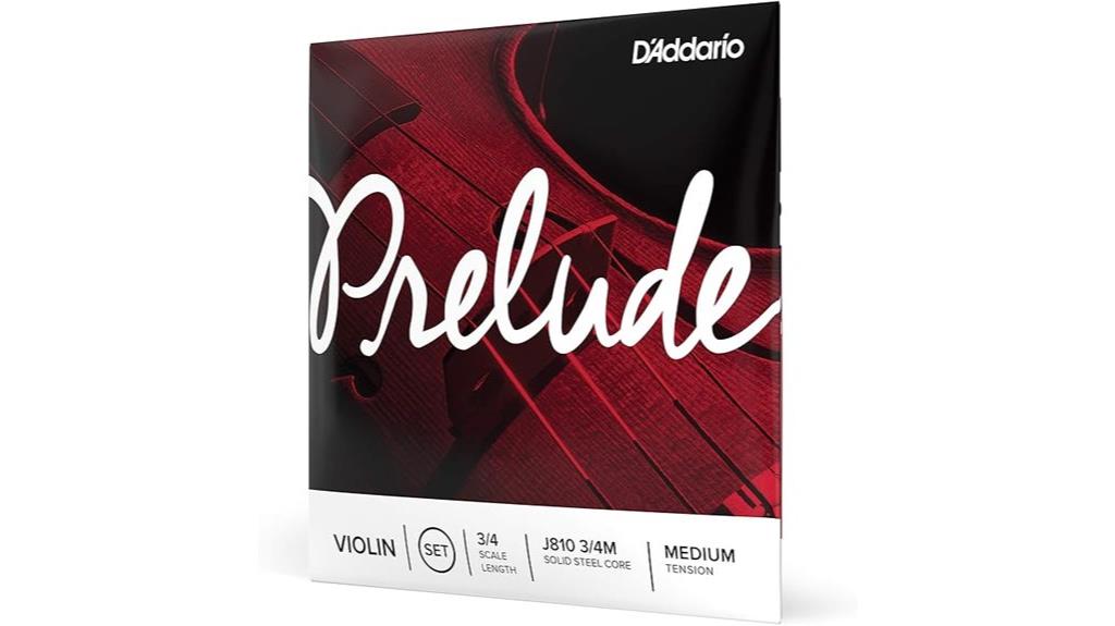 DAddario Prelude Violin Strings J810 3/4M Review