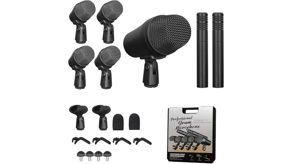 STABCL 7-Piece Wired Drum Microphone Kit Review