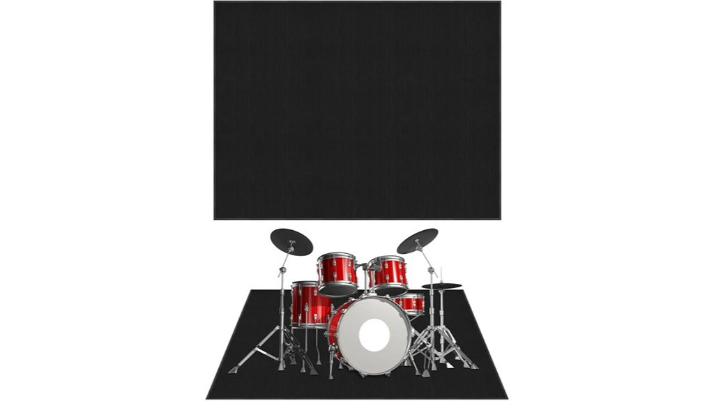 Tasidingster 4x6ft Drum Rug Review: Stability and Sound Quality
