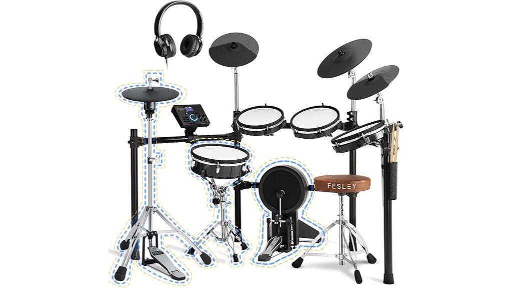 Fesley Electric Drum Set Review: Pros and Cons