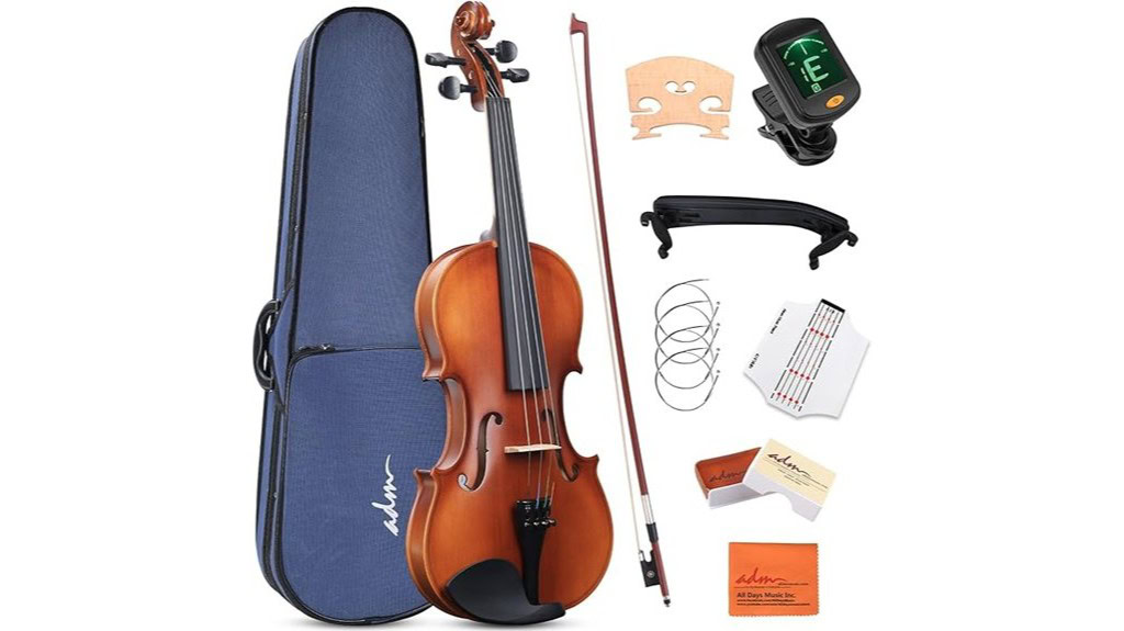 ADM 4/4 Full Size Wood Violin Set Review
