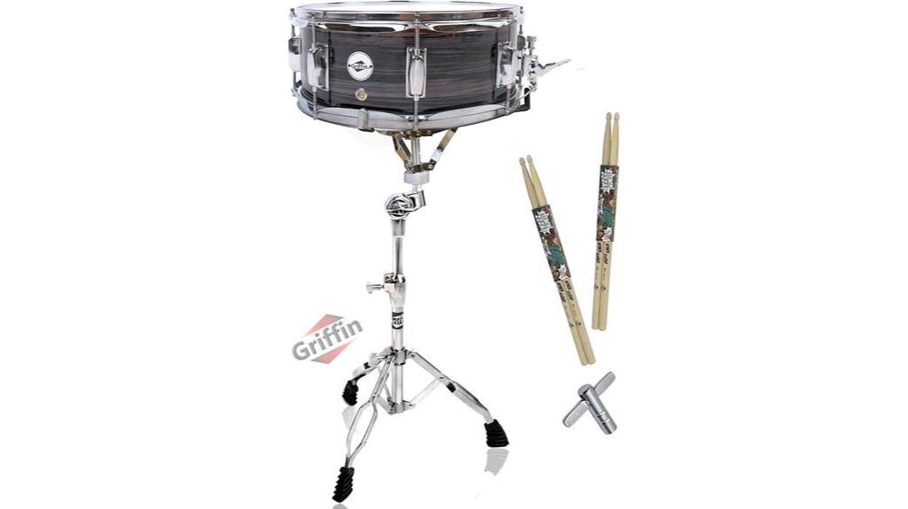GRIFFIN Wood Snare Drum Kit Review