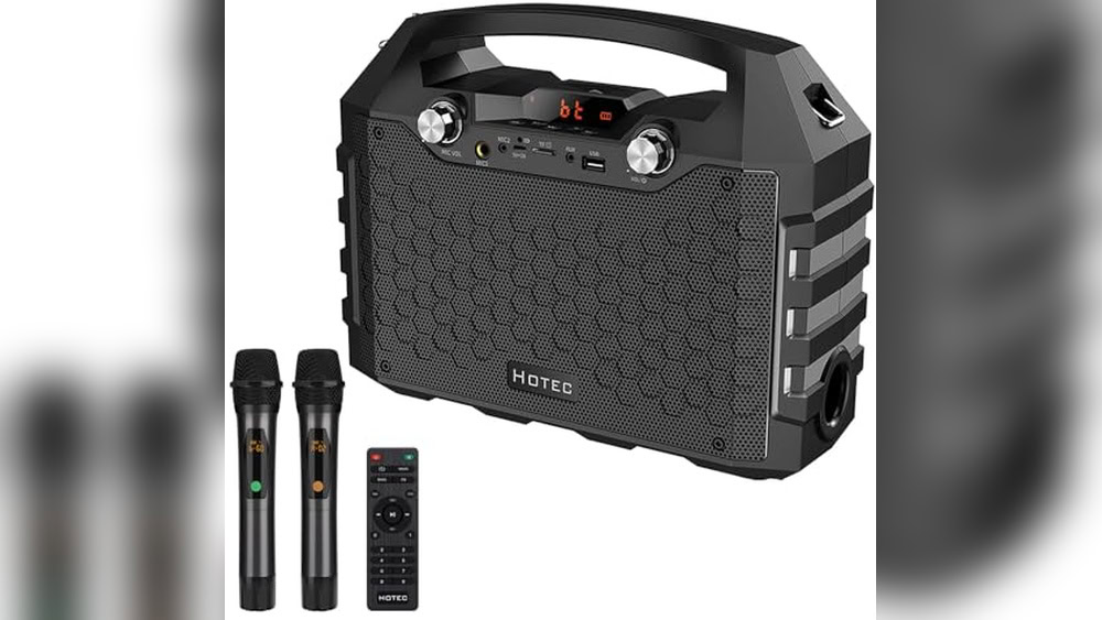 Hotec Wireless Bluetooth Portable PA Speaker System Review