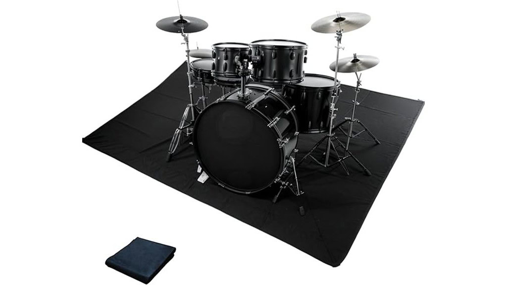 Qintan Drum Rug Review: Perfect Mat for Drummers