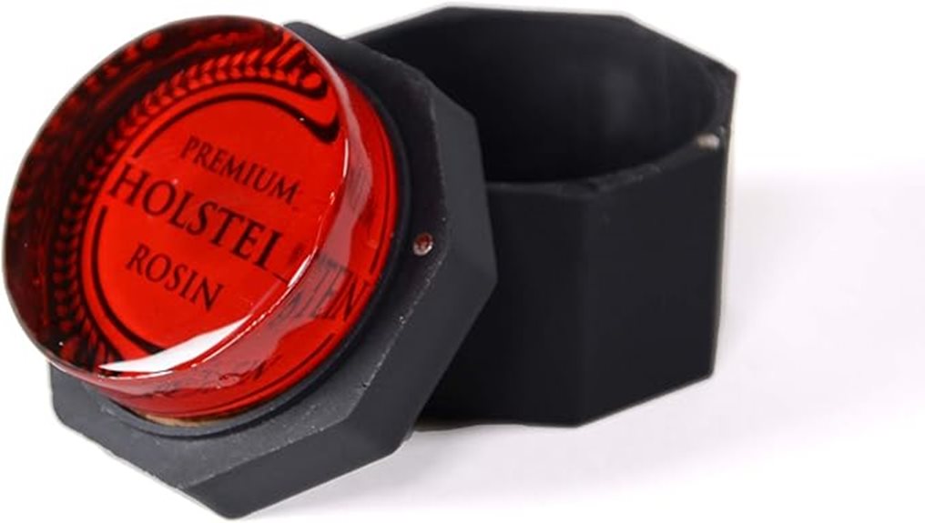 Holstein Premium Rosin Review: Low Dust Performance