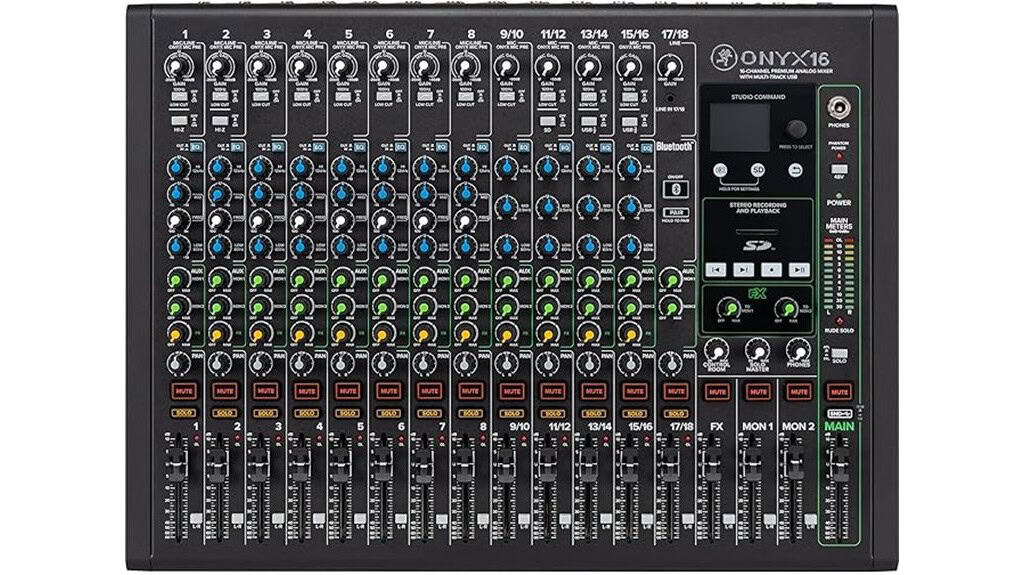 Mackie Onyx16 Mixer Review: Performance and Features
