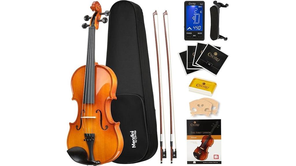 Mendini by Cecilio Beginners 3/4 Violin Set Review