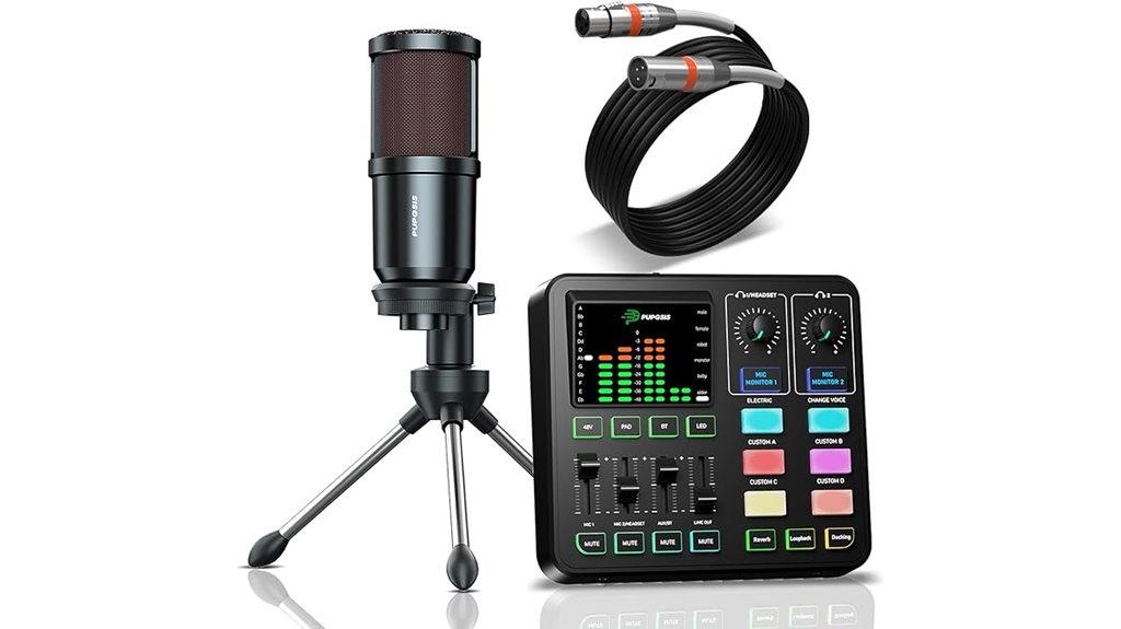 PUPGSIS T12pro Podcast Equipment Bundle Review