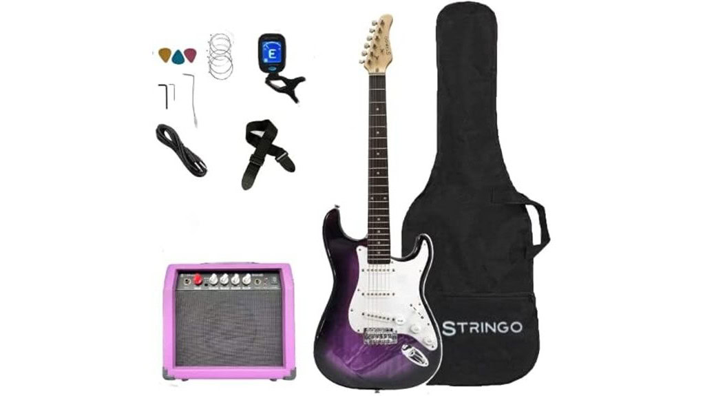 Stringo Purple Electric Guitar Beginner Kit Review