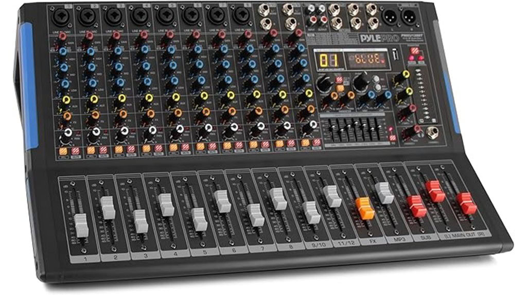 PYLE 12-Channel Bluetooth Mixer PMXU128BT Review