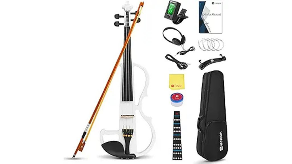 Vangoa Beginners Electric Silent Violin Basswood Review