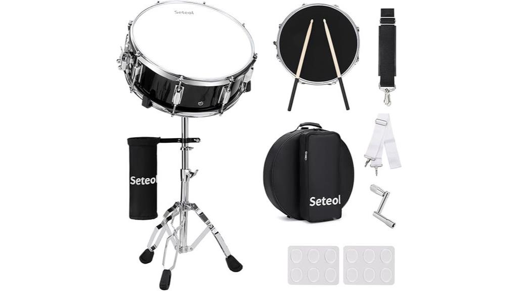 Seteol Snare Drum Set Review: Performance and Features