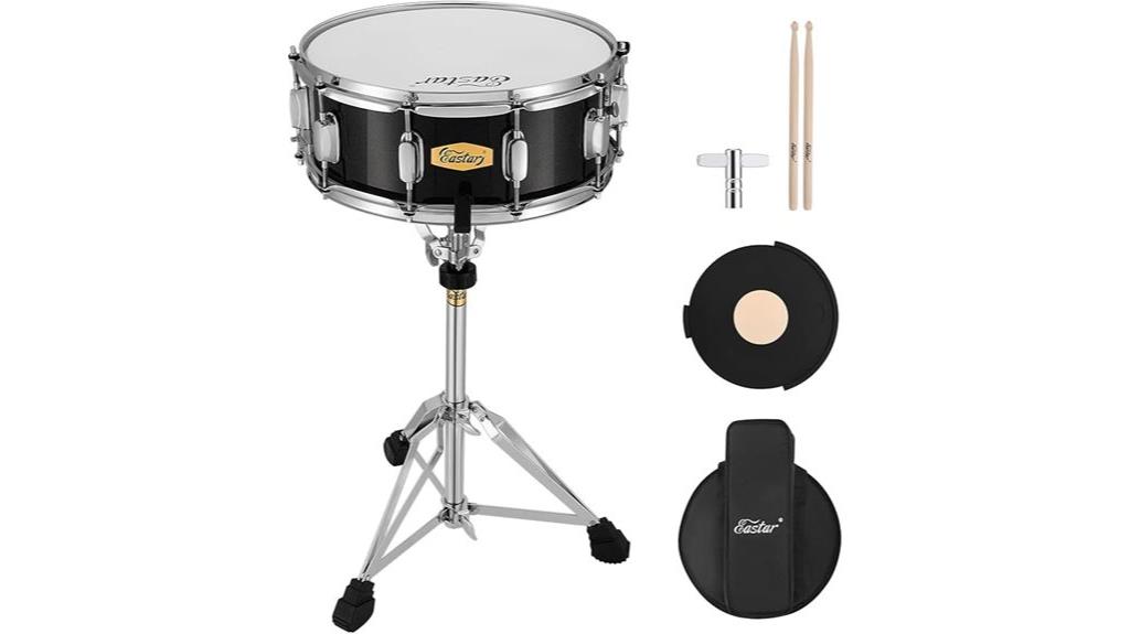 Eastar Beginners Snare Drum Set Review: Sound and Portability