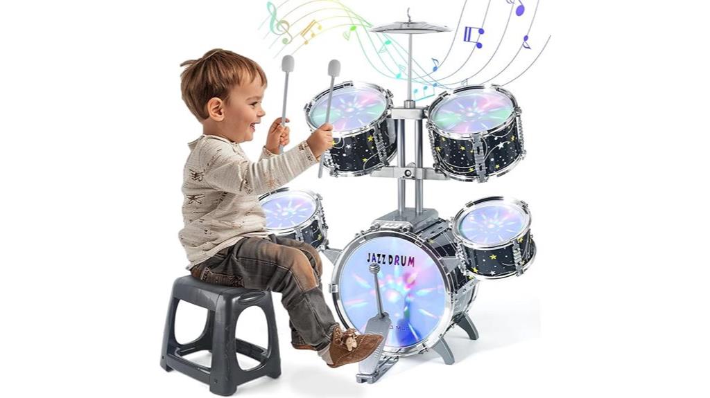 CAPTAIN CHAOWING Kids Drum Set for Toddlers Review