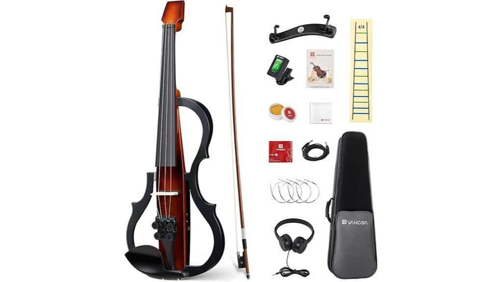 Vangoa Electric Silent Violin with Pro Pickup 3-band EQ Review
