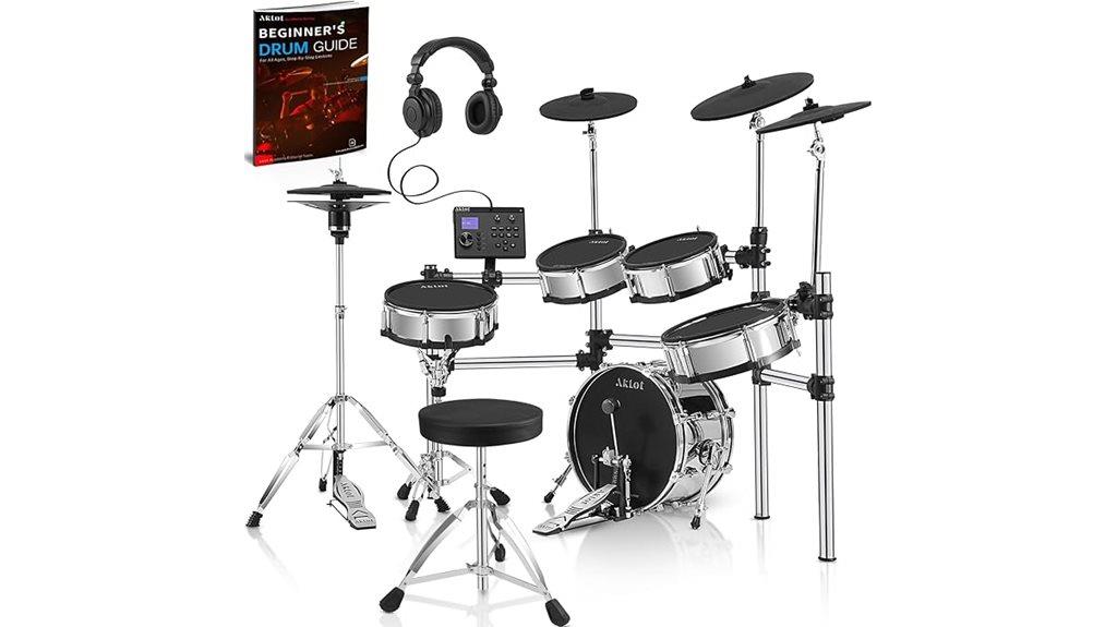 AKLOT Acoustic-Style Electric Drum Set Review