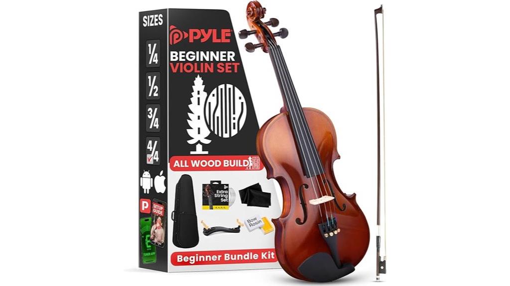 Pyle Full Size Beginner Violin Starter Kit Review