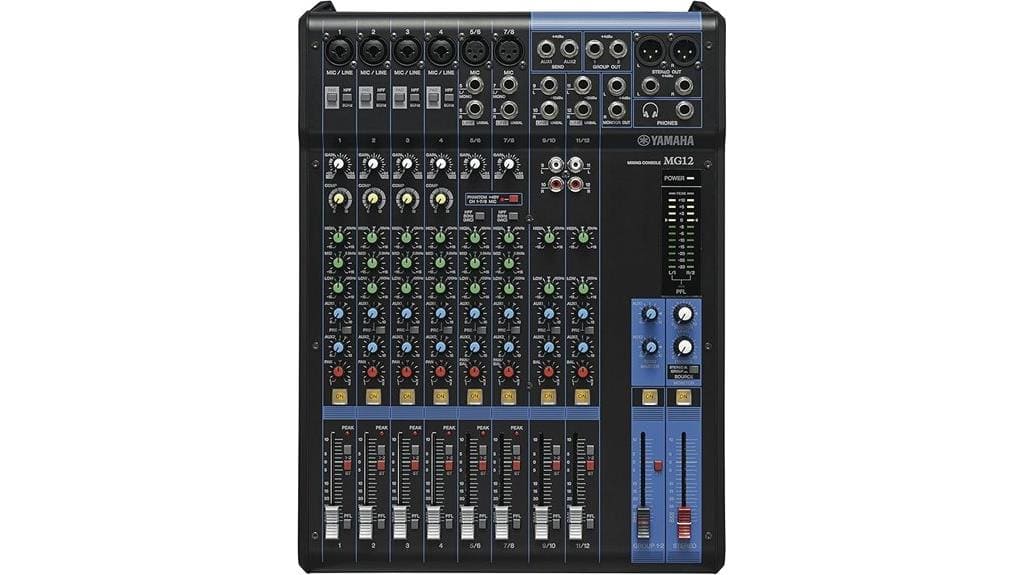 Yamaha MG12 Mixer Review: A Versatile Choice