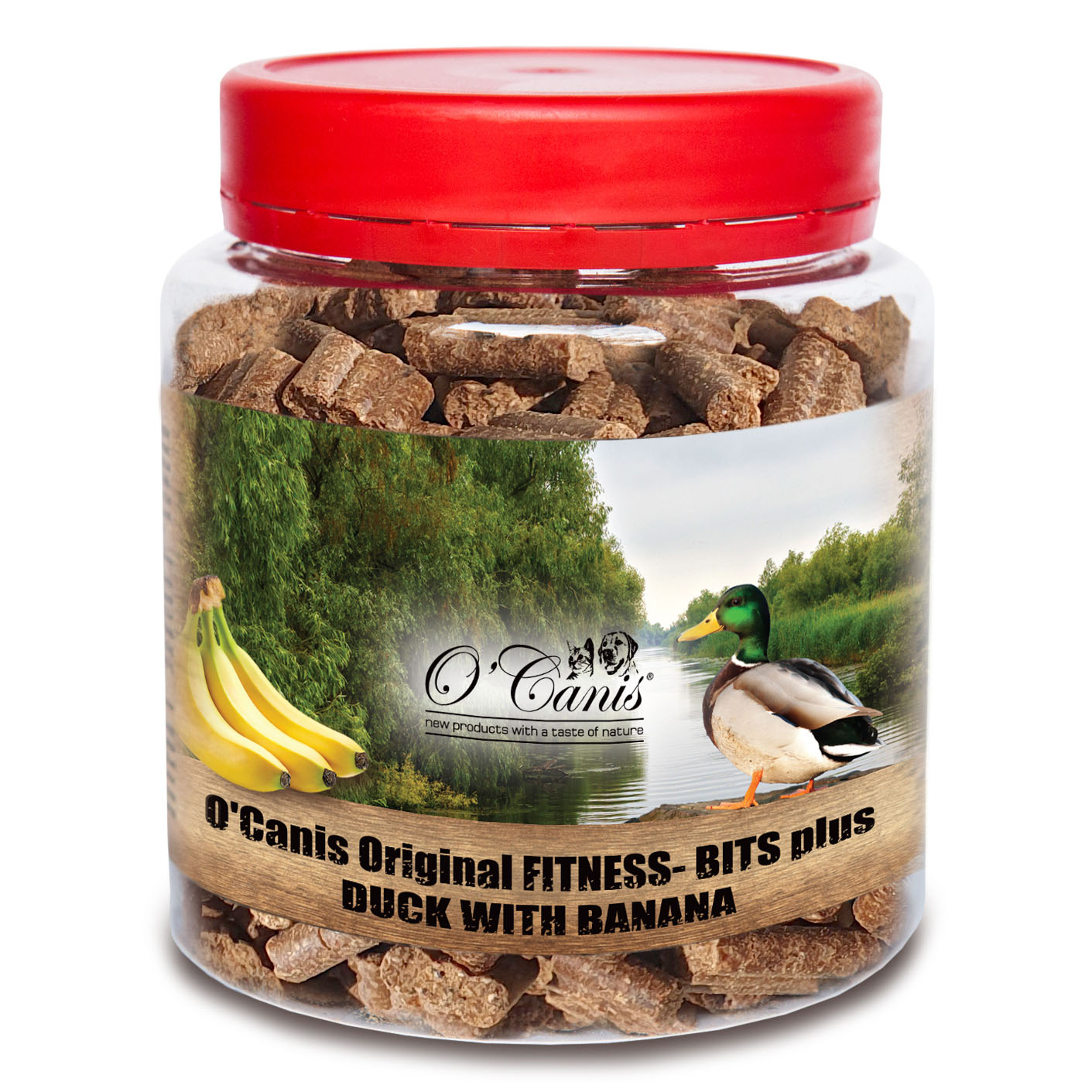 Fitness-Bits PLUS eend met banaan 400g - O'Canis