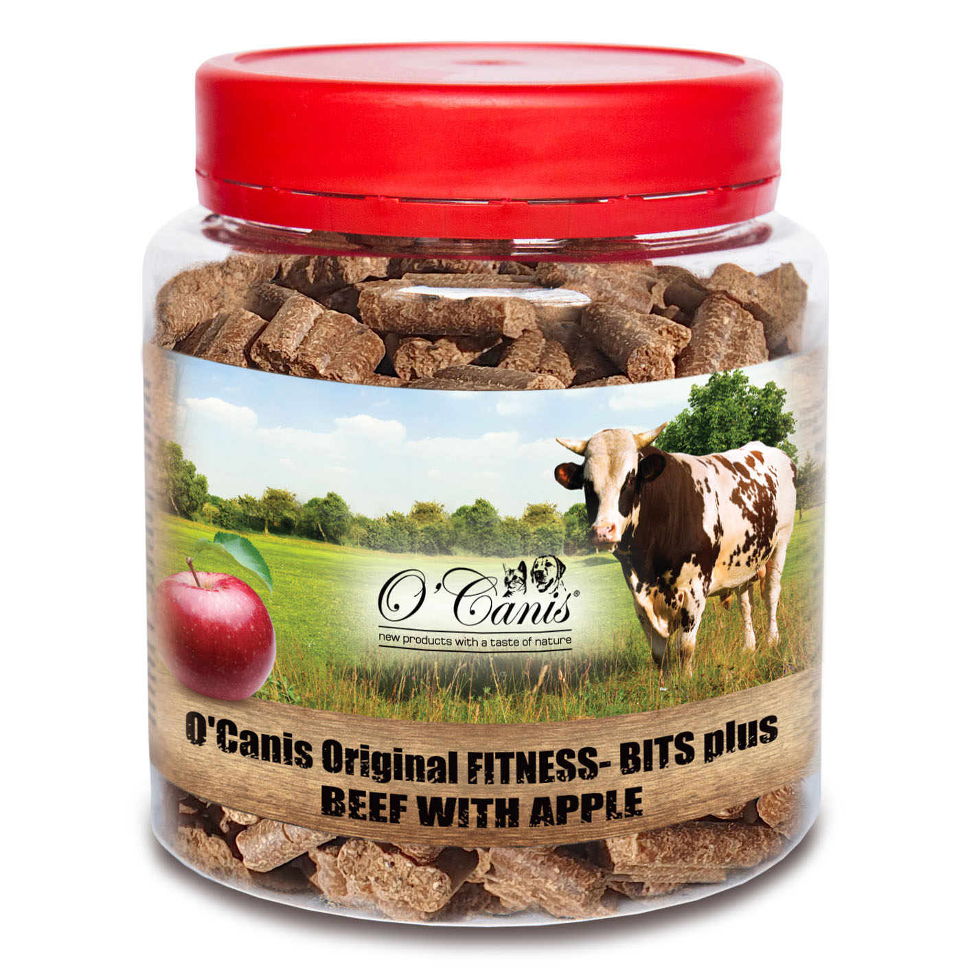 Fitness-Bits PLUS rund met appel 400g - O'Canis